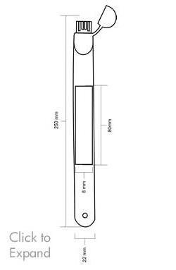 the logo size of slap bracelet usb flash drive